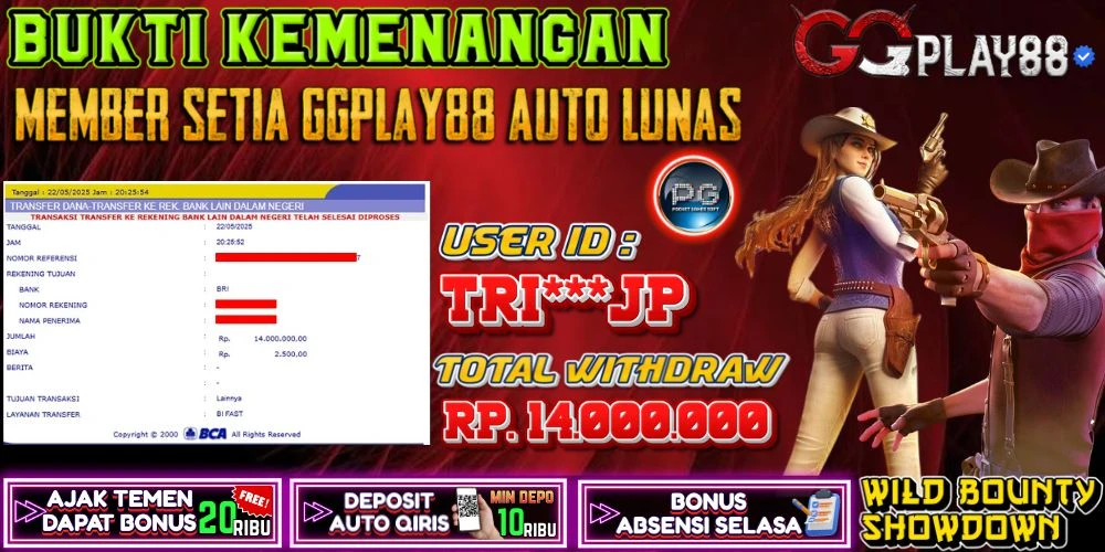 BUKTI WD WILD BOUNTY 14JT