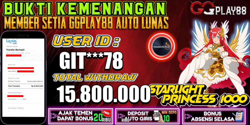 BUKTI KEMENANGAN PRINCESS 1000