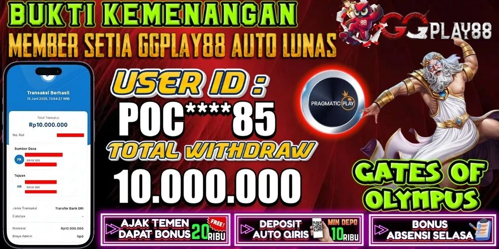 BUKTI KEMENANGAN GATES OF OLYMPUS