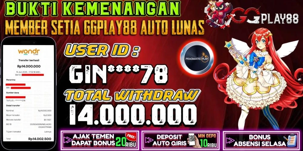 BUKTI KEMENANGAN STARLIGHT PRINCESS