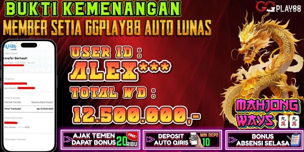 🎁BUKTI WITHDRAW PLAYER AKTIF HARI INI,, SELAMAT KEPADA PLAYER SETIA GGPLAY88 🎁