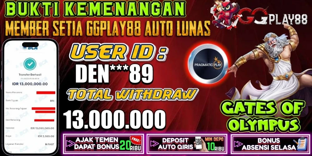 BUKTI KEMENANGAN GATES OF OLYMPUS